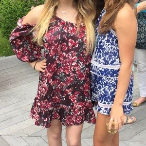 Floral silk Parker dress